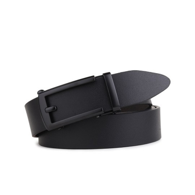 Men Textured Leather Belt