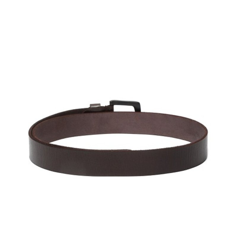 Men Textured Leather Belt