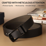 Men Textured Leather Belt