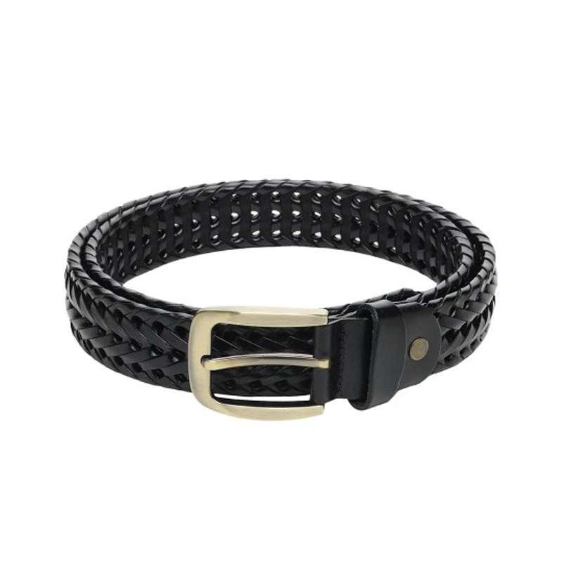 Men Stretchable Cloth Black Belt