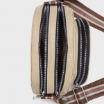 Textured Sling Bag With Pouch