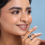 Chimes Ring for women Elegant Crystal Platinum Plated Adjustable Ring