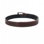 Men Brown Solid Synthetic Belt